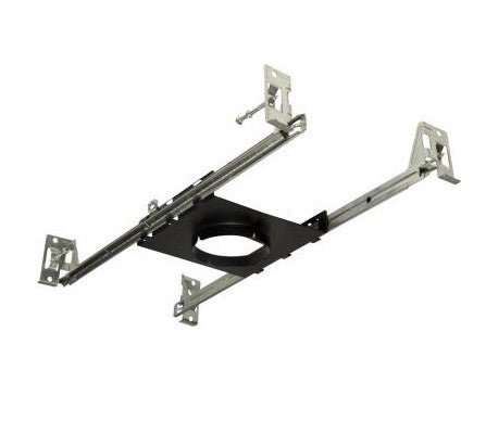 Elco Lighting E1LDWN1 New Construction Frame for Oak Recessed - Black/Silver Finish - Sonic Electric