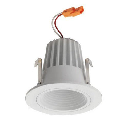 ELCO Lighting E214C0740W 9W 2" Round LED Baffle Light Engines 4000K, 875lm - White Finish - Sonic Electric