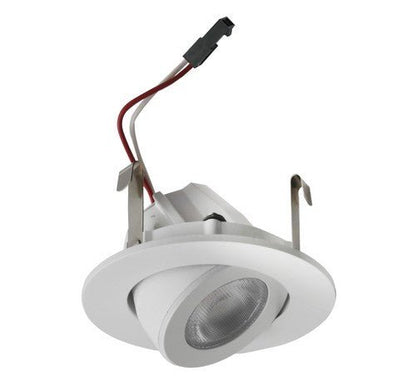 ELCO Lighting E218C18SDW 2" Round LED High - Lumen Adjustable Light Engine SunsetK, 800lm - White Finish - Sonic Electric