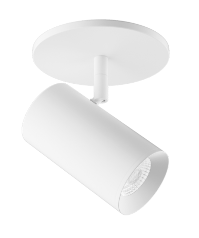 Elco Lighting E25MW-0327 2" Koto Sylo Monopoint, 2700K, 350lm, Beam Angle 38° - White Finish