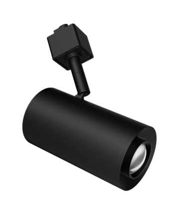 Elco Lighting E25TB-07SD-FC 2" Sylo Track Head with Koto Focus Module, 720lm, Adjustable Beam Angle 18°-50° - Black Finish