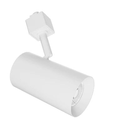 Elco Lighting E25TW - 11SD 2" Koto Sylo Track Head, All White, 1150lm, SunsetK, 38º lens Beam Angle - White Finish - Sonic Electric