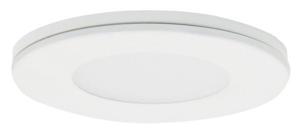 ELCO Lighting E261B Undercabinet Pucks, Sedum Mini Super Slim Round LED Puck Light 2.2W, 3000K, 170lm 12V - Black Finish - Sonic Electric