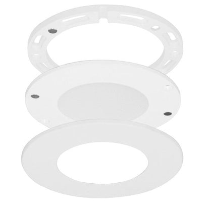 ELCO Lighting E261W Undercabinet Pucks, Sedum Mini Super Slim Round LED Puck Light 2.2W 3000K 170lm 12V - White Finish - Sonic Electric