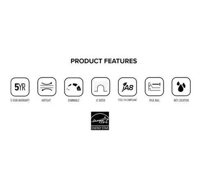 ELCO Lighting E2LC185ICA 11W 2" IC Airtight HIGHTECH Housings 120V - Sonic Electric