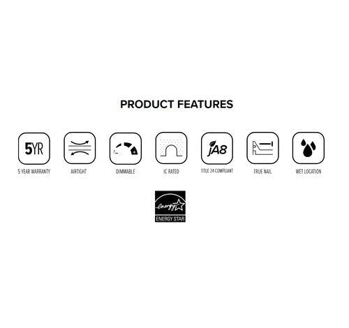 ELCO Lighting E2LC185ICA 11W 2" IC Airtight HIGHTECH Housings 120V - Sonic Electric