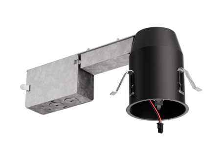 Elco Lighting E2LK57RICA 2" IC Airtight Remodel Housing for Koto Architectural LED Light Engine, 120V, Triac/ELV - Black Finish - Sonic Electric