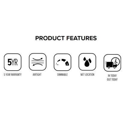 ELCO Lighting E2LRC106 9W 2" Non - IC Airtight Remodel Housing - Black Finish - Sonic Electric