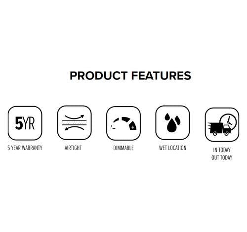 ELCO Lighting E2LRC106 9W 2" Non - IC Airtight Remodel Housing - Black Finish - Sonic Electric