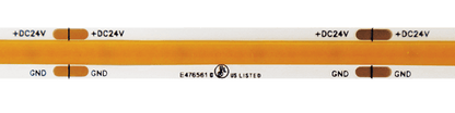 Elco Lighting E30CB2427100 3W/ft Indoor COB LED Tape Light 245lm, 2700K, 24V - Warm White Finish - Sonic Electric
