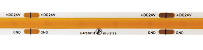 Elco Lighting E30CB2430100 3W/ft Indoor COB LED Tape Light 245lm, 3000K, 24V - White Finish