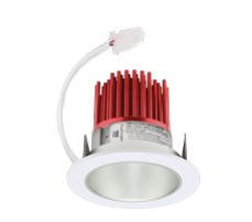 Elco Lighting E310C0830H2 - F 3" LED Light Engine with Reflector Trim, 9.6W, 850lm, 3000K, Beam Angle 38°, Gen 2 - Haze with White Trim Finish - Sonic Electric
