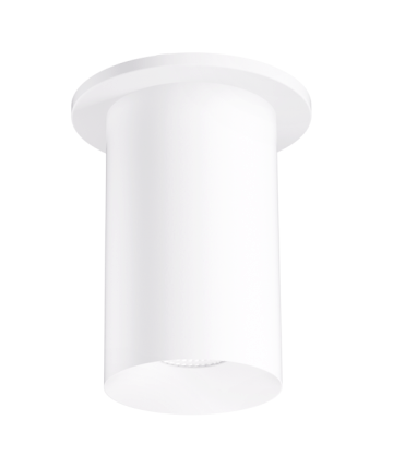 Elco Lighting E36FW - 1127 3" Koto Sylo Surface Mount, 2700K, 1150lm, 38° Beam Angle - White Finish - Sonic Electric