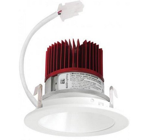 ELCO Lighting E410C1240B2 4? LED Light Engine w/Reflector Trim 12.88W, 1250lm, 4000K, 60° Beam - Neutral White Finish - Sonic Electric