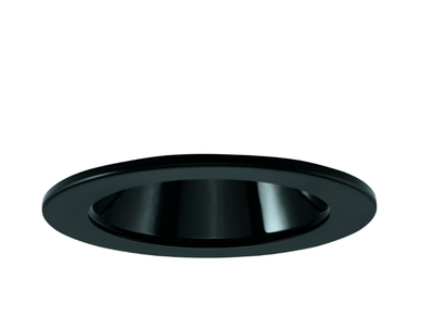 Elco Lighting E410C1627BB2 4" LED Light Engine with Reflector Trim, 18W, 1600lm, 2700K, 60° Beam - Black Finish