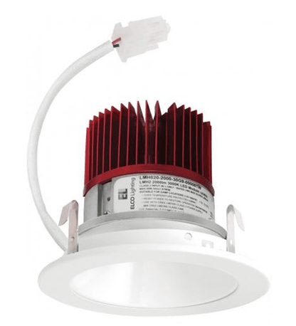 Elco Lighting E410C1635BZ2 4" LED Light Engine with Reflector Trim, 18W, 3500K, 1600lm, Beam Angle 60° - Bronze Finish - Sonic Electric