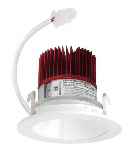 Elco Lighting E410C1635BZ2 4" LED Light Engine with Reflector Trim, 18W, 3500K, 1600lm, Beam Angle 60° - Bronze Finish - Sonic Electric