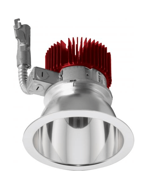 ELCO Lighting E410L0840C2 4" Reflector LED Light Engine Trims 8.8W, 4000K, 850lm, 60 Deg - Chrome Finish - Sonic Electric