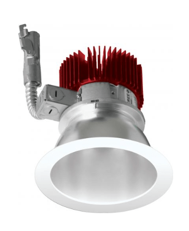 Elco Lighting E410L16SDW - S 4" Reflector LED Light Engine Trims, 18W, Sunset, 1600lm, Beam Angle 15°, Dimming 0 - 10V/Triac/ELV (1% Dimming) - White Finish - Sonic Electric