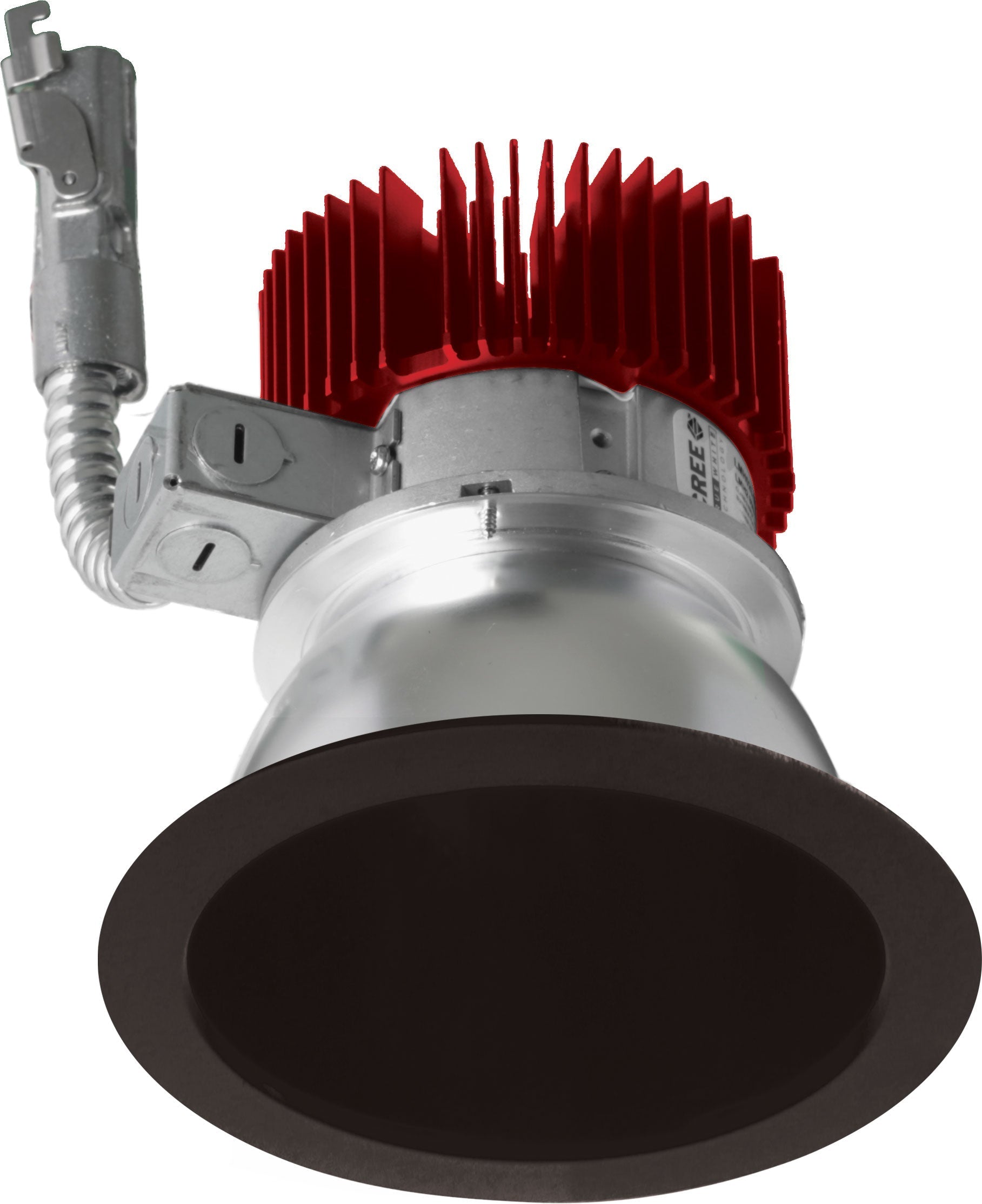 Elco Lighting E410L2030B2 4" Reflector LED Light Engine Trim, 29.4W, 2000LM, 3000K, 60° Beam Angle - Black Finish - Sonic Electric