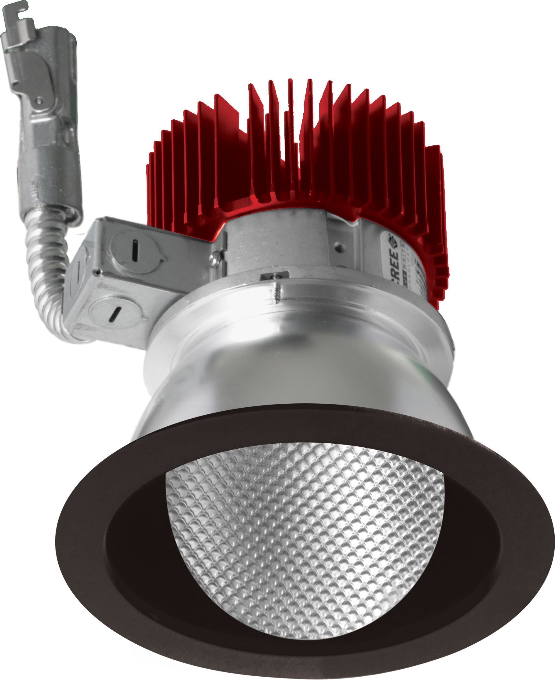 Elco Lighting E411L1227B2 - S 4" LED Light Engine with Wall Wash Trim, 31W, Gen 2, 1250lm, 2700K, 60° Beam - Black Finish - Sonic Electric