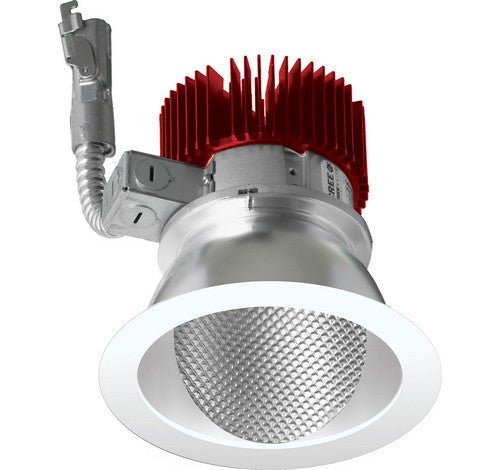 ELCO Lighting E411L1230H2 4 Inch LED Light Engine with Wall Wash Trim 3000K, 1250lm, Generation 2 - Haze Finish - Sonic Electric