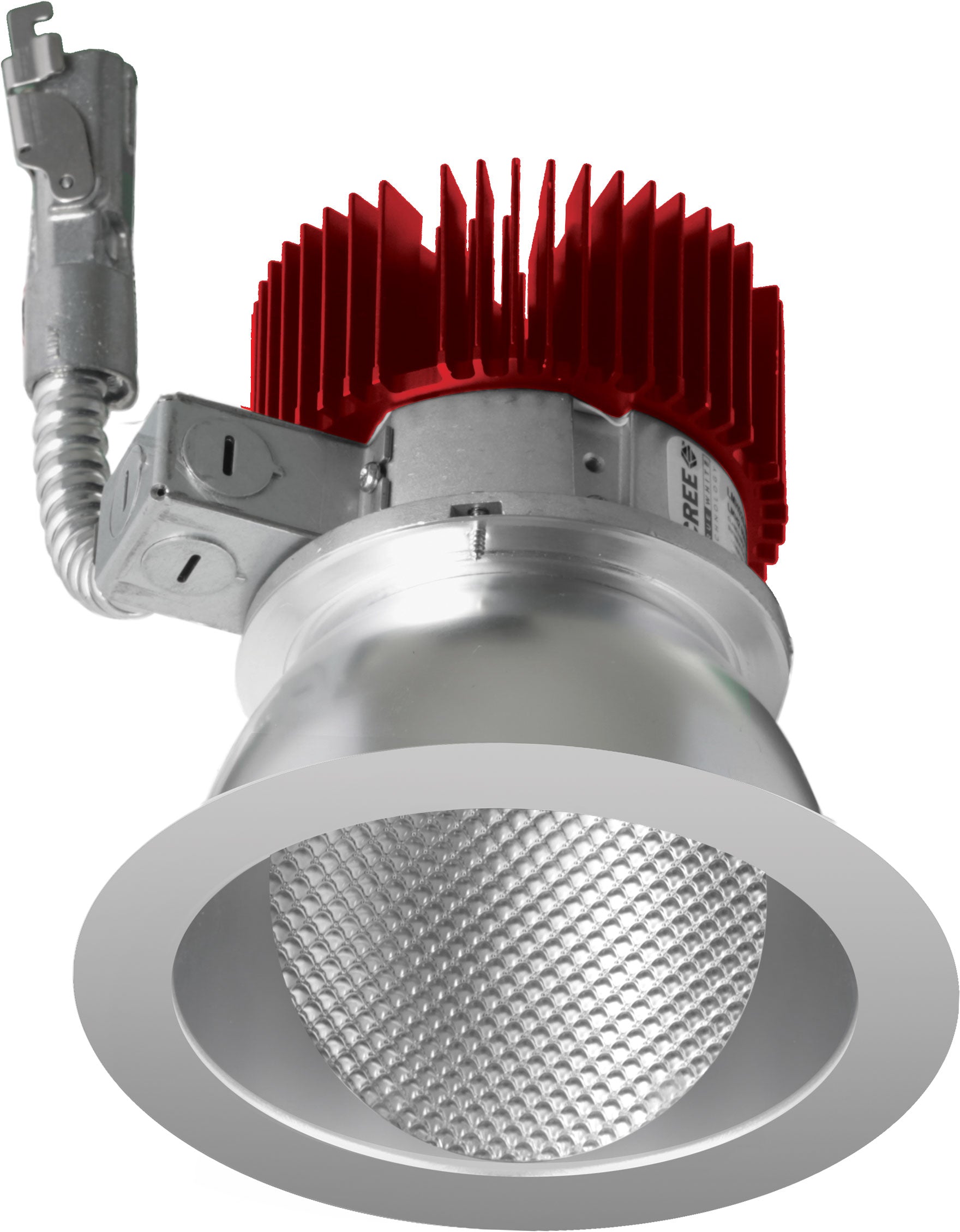 ELCO Lighting E411L2030H2 4 Inch LED Light Engine with Wall Wash Trim 3000K, 1250lm, Generation 2 - Haze Finish - Sonic Electric