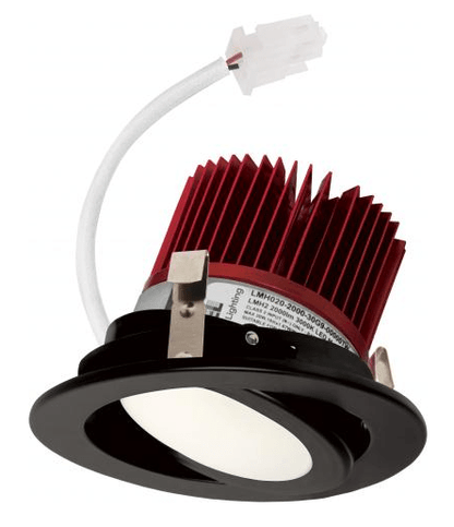 Elco Lighting E418C1650BB2 - S 4" LED Light Engine with Adjustable Trim 18W, 5000K, 1600lm, Gen 2, Beam Angle 15° - Black Finish - Sonic Electric