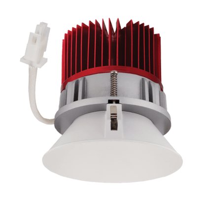 Elco Lighting E430C0827W2 4 Inches LED Light Engine with Trimless Reflector, 2700K - White Finish - Sonic Electric
