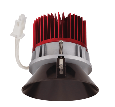 Elco Lighting E430C1227BZ 4 Inches LED Light Engine with Trimless Reflector, 2700K - Bronze Finish - Sonic Electric