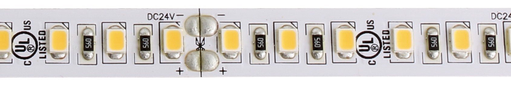 ELCO Lighting E45 - 2430 - 16 4.4W/ft High Density Indoor LED Tape Light 16 ft. Reel 4.4W 3000K 450lm 24V - White Finish - Sonic Electric