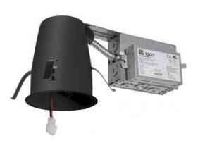 Elco Lighting E4LRC08ICAD2 4 Inches Cedar System Remodel IC Airtight Housing w/Driver, 120/277V - Sonic Electric