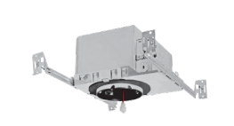 Elco Lighting E4TL12ICA2 4" Trimless Cedar System New Construction IC Airtight Housing w/Driver, 120V, Dimming Triac/ELV - Sonic Electric
