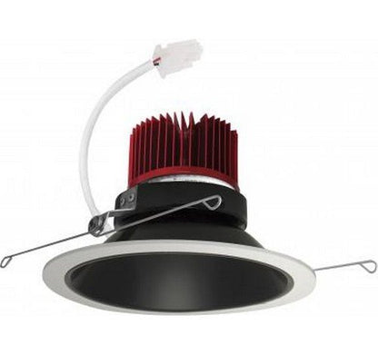 ELCO Lighting E610C2030B Cedar System 6 inch LED Light Engine with Reflector Trim 2000lm 3000K - Black with White Ring Finish Finish - Sonic Electric
