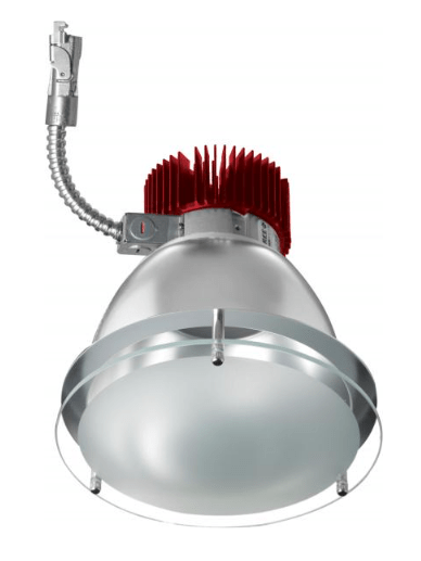 Elco Lighting E612L2035H2 6" LED Light Engine with Drop Glass Trim 21.6W, 3500K, 2000lm, Beam Angle 60° - Haze Finish - Sonic Electric