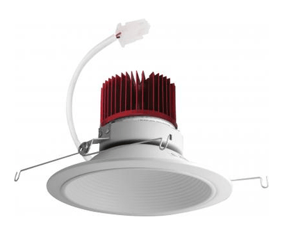 Elco Lighting E614C12SDW 6 Inches LED Light Engine with Baffle Trim, SunsetK - White Finish - Sonic Electric