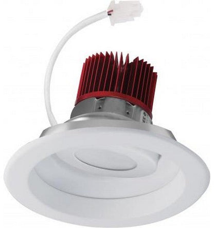 ELCO Lighting E617C2030W Cedar System Contemporary LED 6 inch LED Light Engine with Adjustable Reflector Trim 2000lm 3000K - White Finish - Sonic Electric