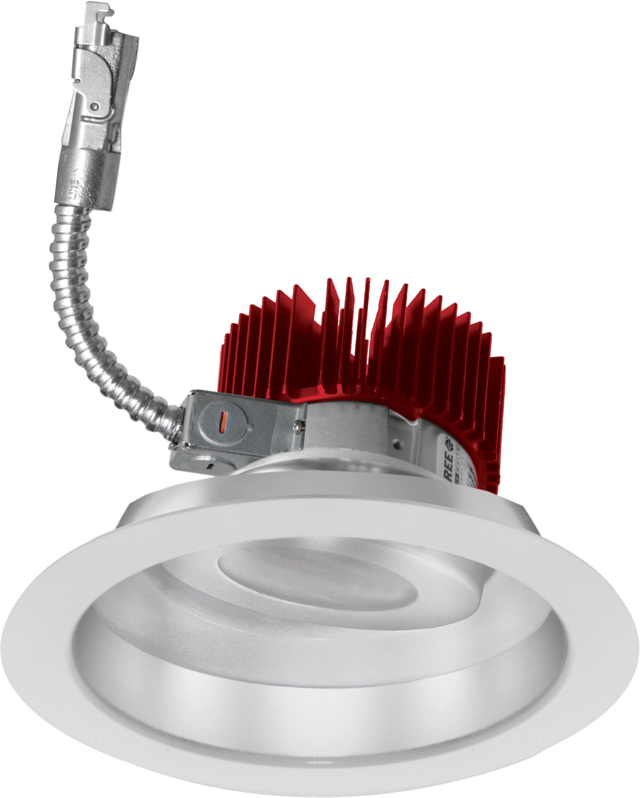 Elco Lighting E617C2035H2 6" LED Light Engine with Adjustable Reflector Trim 20.6W, 3500K, 60 Deg Beam - Haze/White Finish - Sonic Electric