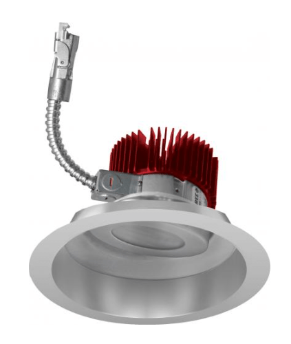Elco Lighting E618L1230H2 6" LED Light Engine with Adjustable Trim 12.8W, 3000K, 1250lm, Beam Angle 60° - Haze Finish - Sonic Electric
