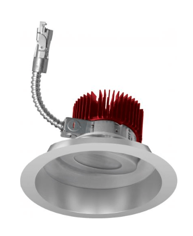 Elco Lighting E618L2035H2 6" LED Light Engine with Adjustable Trim, 21.6W, 3500K, 2000lm, Beam Angle 60° - Haze Finish - Sonic Electric