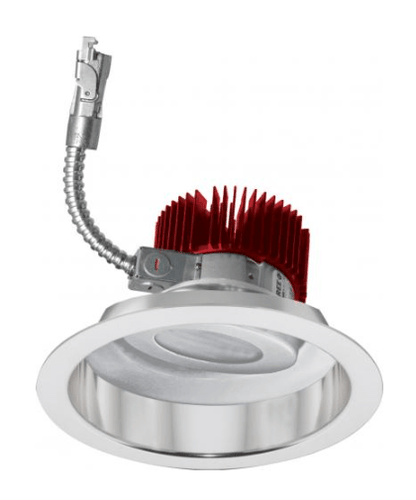 Elco Lighting E618L3030C2 6" LED Light Engine with Adjustable Trim. 31W, 3000K, 3000lm, Gen 2, Beam Angle 60° - Chrome Finish - Sonic Electric