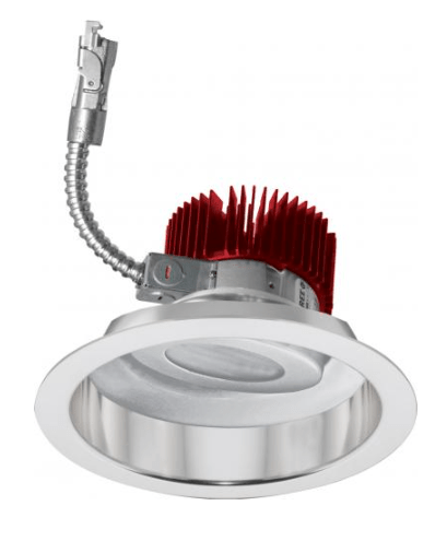Elco Lighting E618L4030C2 6" LED Light Engine with Adjustable Trim 36.8W, 3000K, 4000lm, Beam Angle 60° - Chrome Finish - Sonic Electric