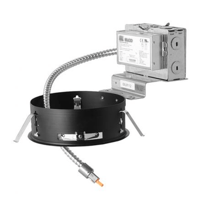 Elco Lighting E6LRU12D2 - EM2 6" Remodel Frame with Driver, 1250lm, 120 - 277V, Gen 2, Dimming Triac/ELV/0 - 10V, 12W Emer. Backup - Sonic Electric