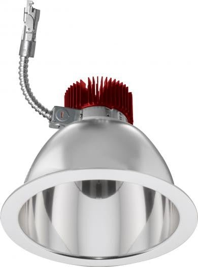 Elco Lighting E810L2040C2 8" Reflector LED Light Engine Trim 21.6W, 2000lm, 4000K, 60° Beam - Chrome Finish - Sonic Electric