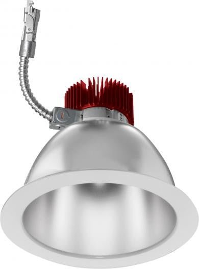 Elco Lighting E810L2040HW2 8" Reflector LED Light Engine Trims, 4000K, 2000lm - Haze with White Ring Finish - Sonic Electric