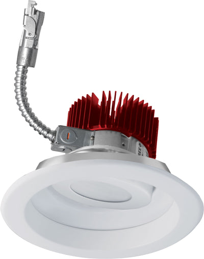 ELCO Lighting E818L2030W 8" Adjustable LED Light Engine Trims 3000K, 2000lm - White Finish
