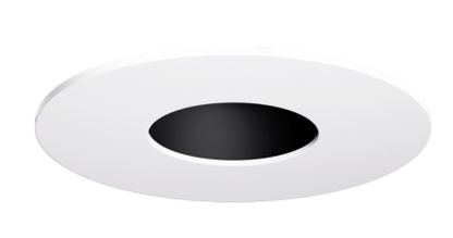 Elco Lighting EKCL2827B Pex 2" Round Adjustable Pinhole - Black/White Finish - Sonic Electric