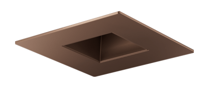 Elco Lighting EKCL3341BZ Pex 3" Square Reflecto - Bronze Finish - Sonic Electric