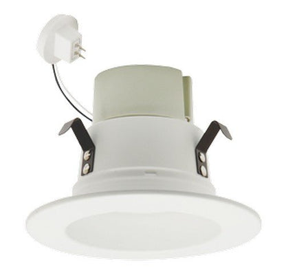 ELCO Lighting EL14130W 10W 4" LED Bi - Pin Retrofit Insert Reflector Trims 3000K - White Finish - Sonic Electric