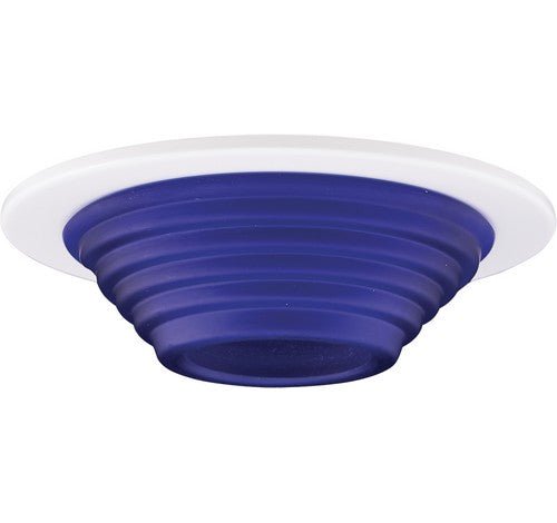 ELCO Lighting EL1453BL 4" Frosted Stepped Glass Trim - Sonic Electric